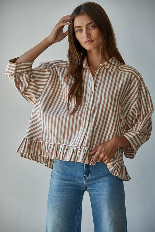 Juniper Stripe Top
