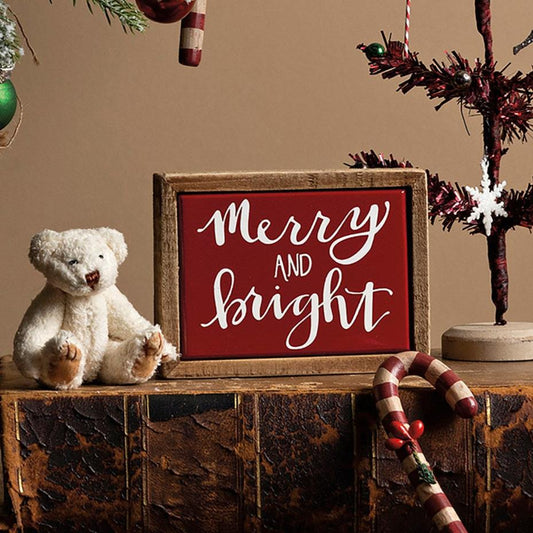 Merry and Bright Sign