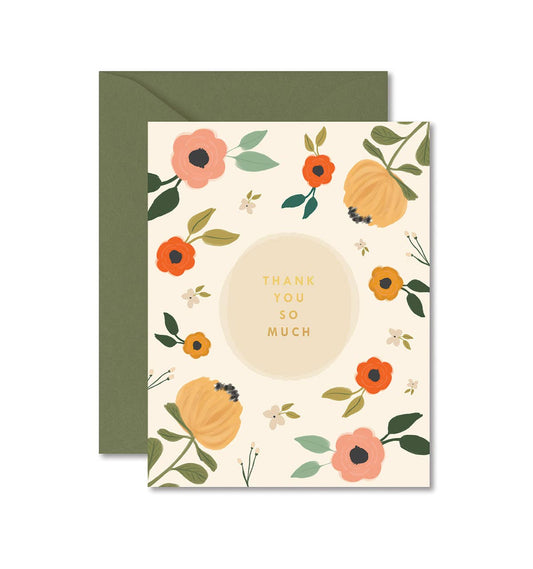 Blooming Thank You Card