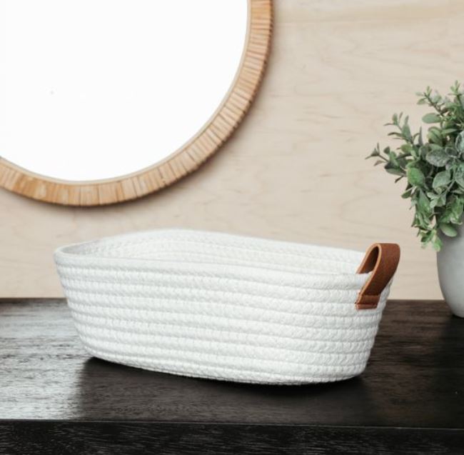 Small Woven Basket - 4 Colors