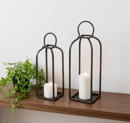 Arched Black Lantern