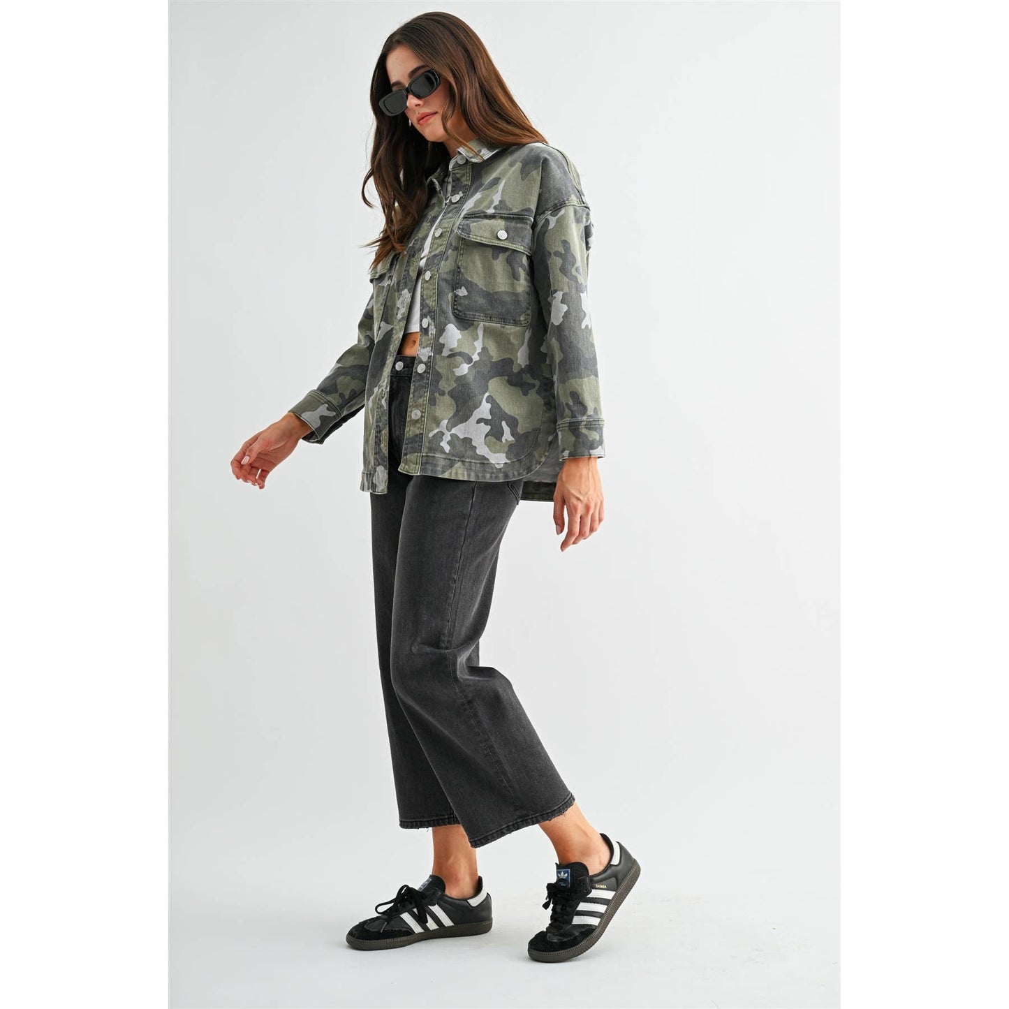Camo Denim Jacket