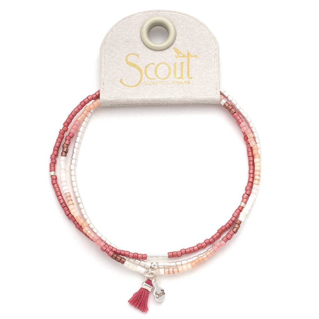 Bracelet Trio - Blush Multi/Silver