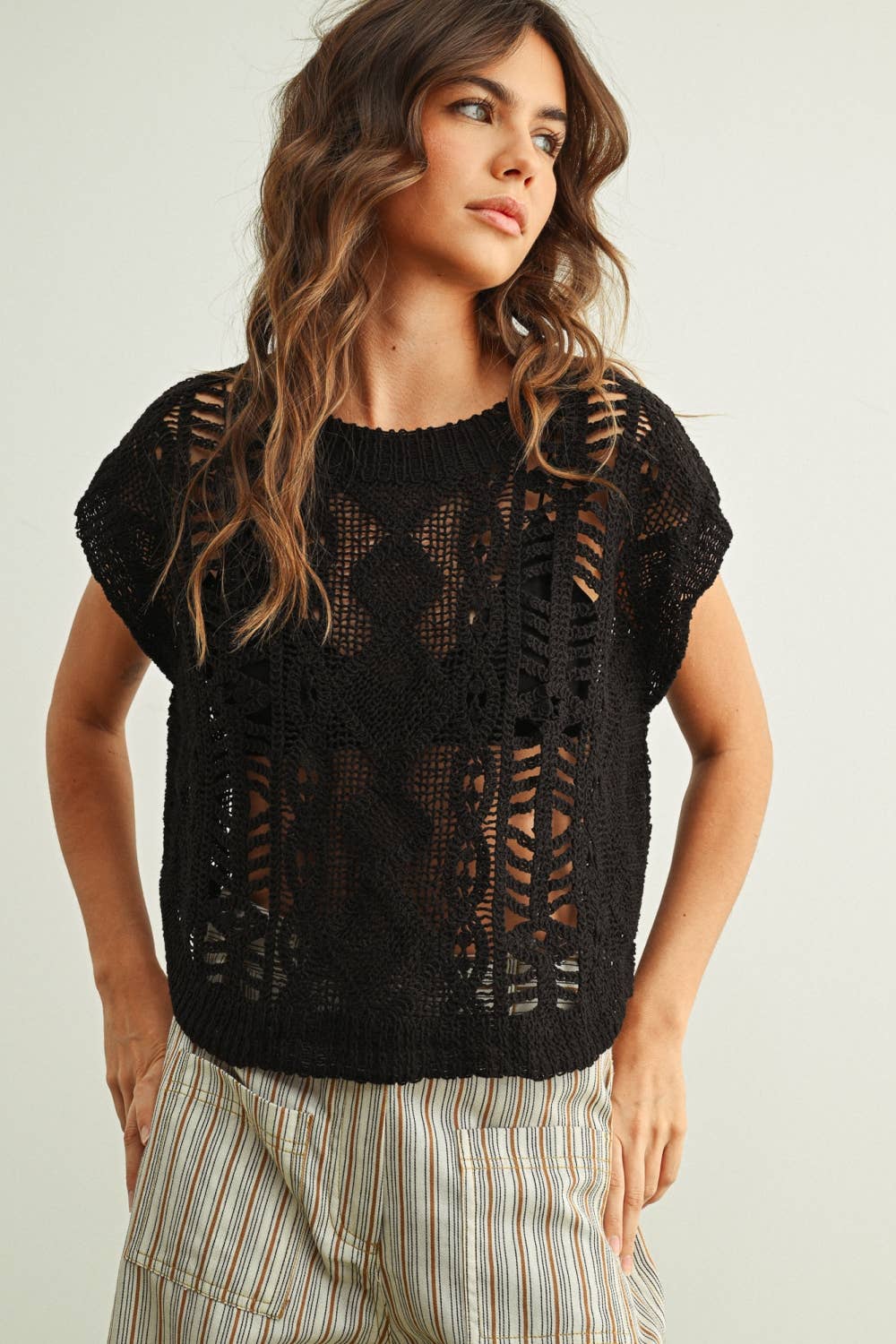 Onyx Crochet Top