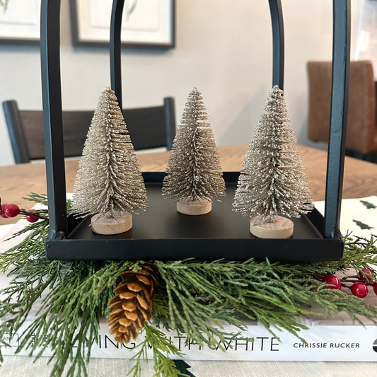 S/3 Bottle Brush Trees