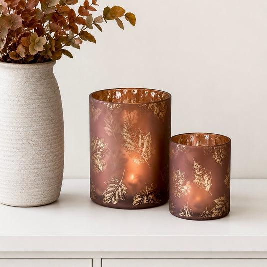 Autumn Leaf Candle Votive