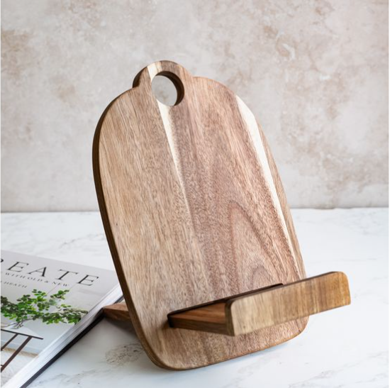 Wood Cookbook Stand