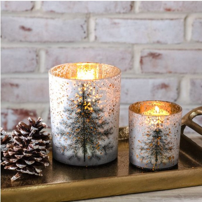 Glass Tree Lantern