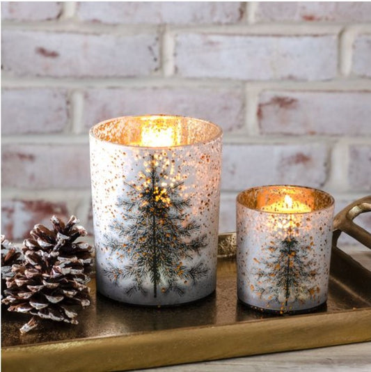 Glass Tree Lantern