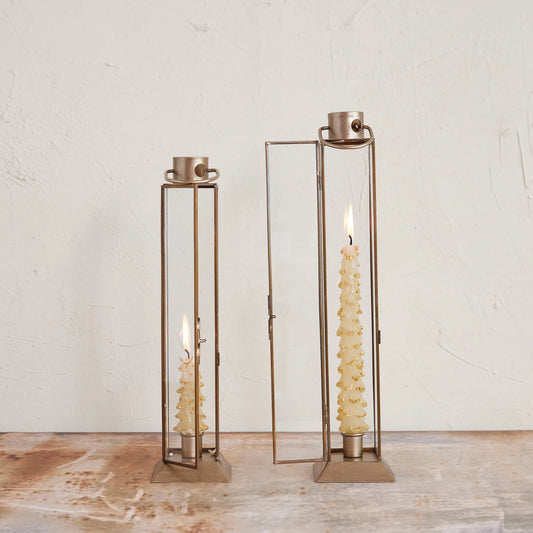 Metal Taper Lantern