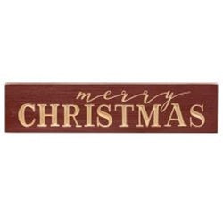 Wood Merry Christmas Sign