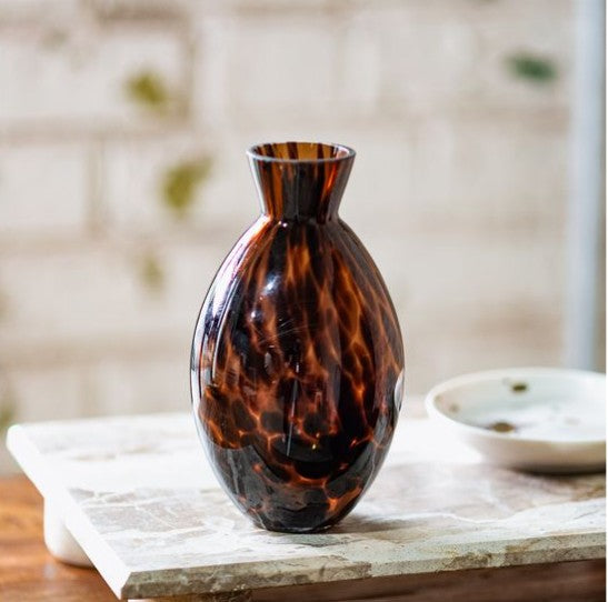 Tortoise Glass Vase