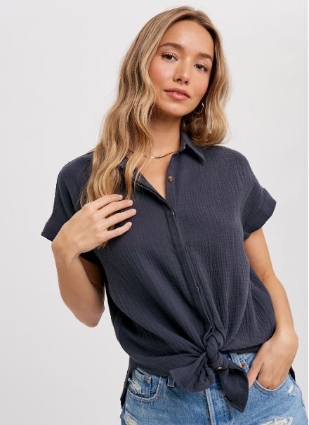Meena Button Down Top