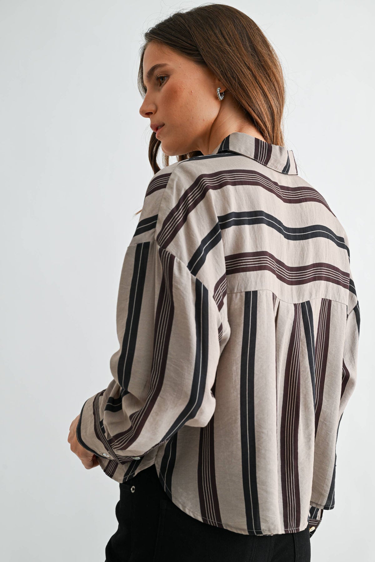 Ember Stripe Button Down