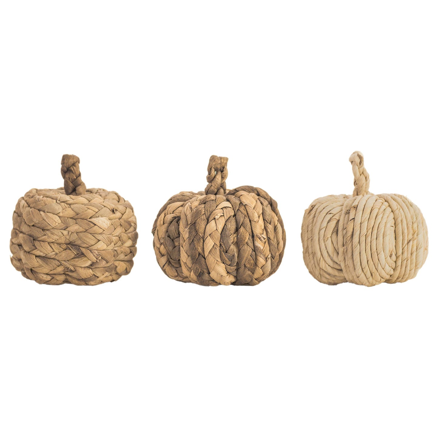 S/3 Woven Pumpkins