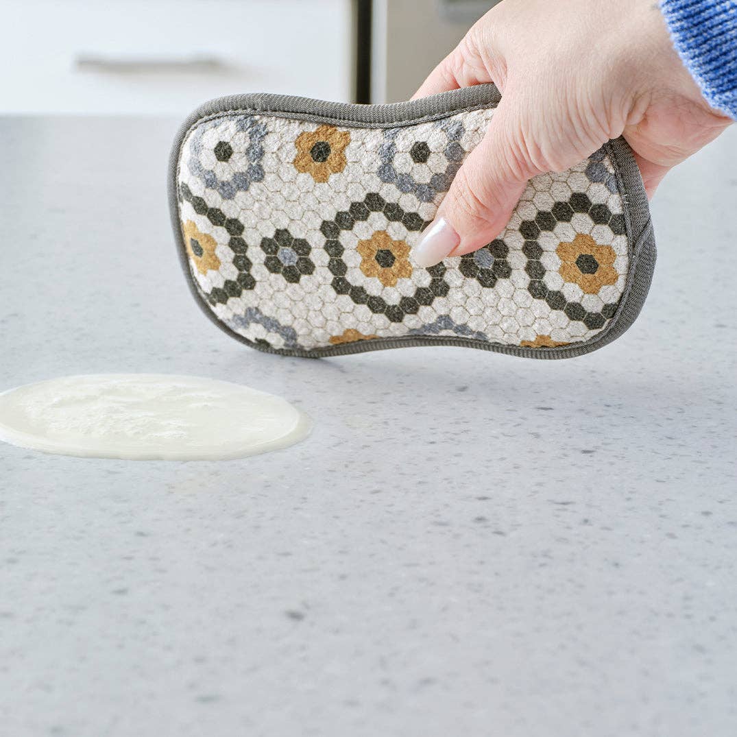 S/4 Leaf Tiles Scrubbies