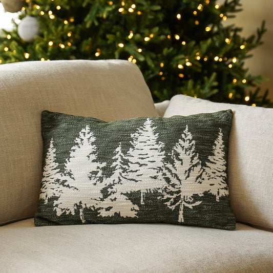 Green Tree Pillow