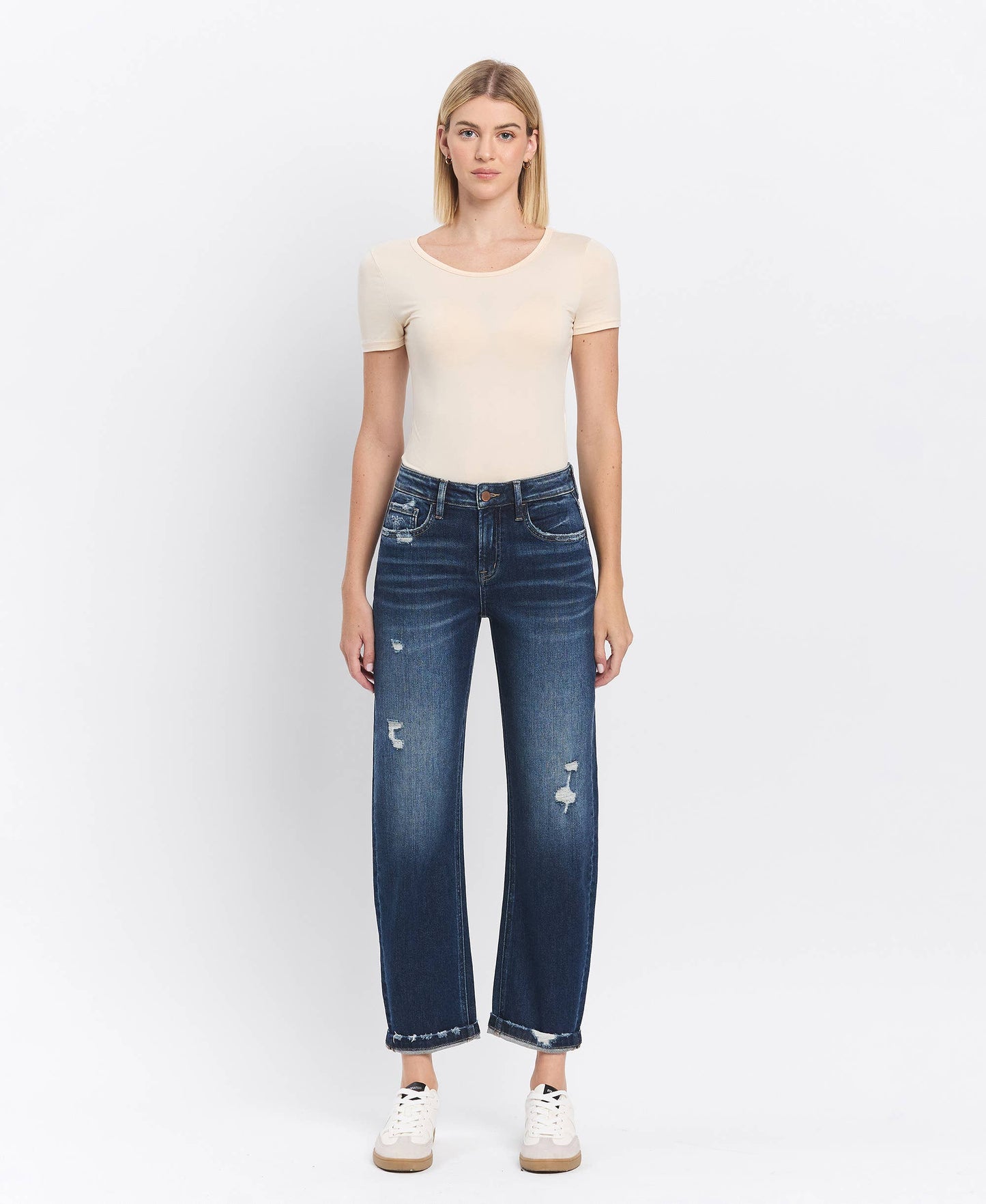 Margo Cuffed Barrel Jeans