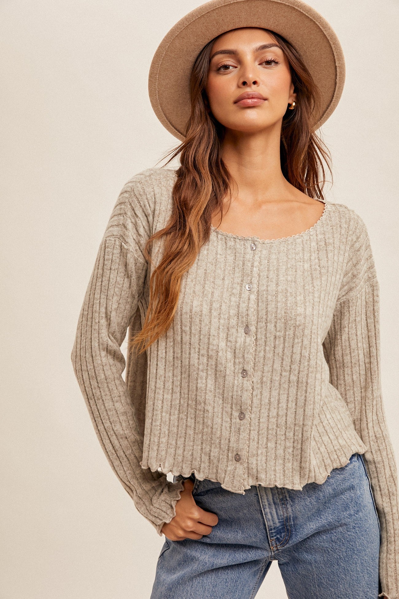 Gabbie Ribbed Cardigan