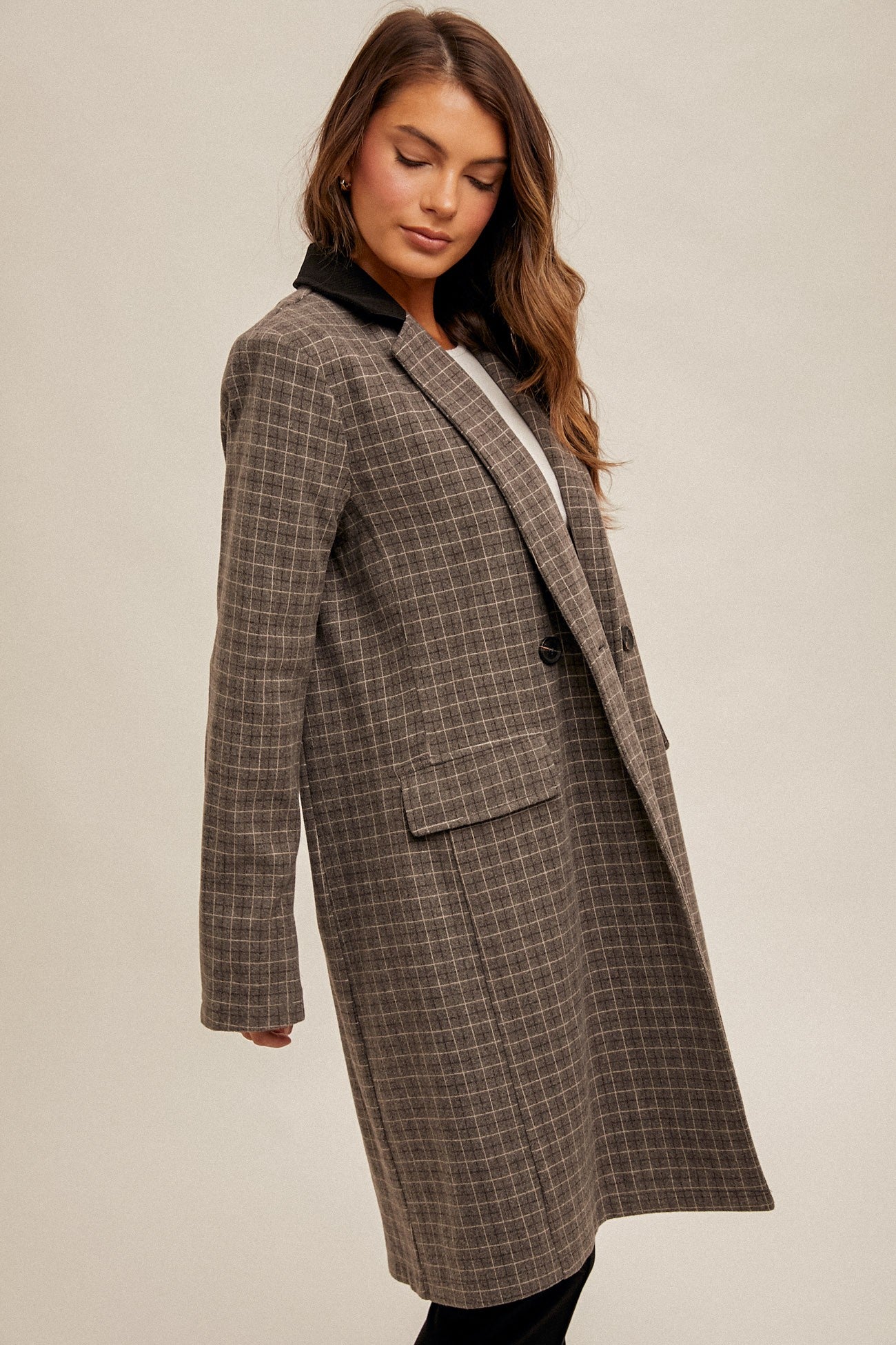 Jessie Plaid Coat