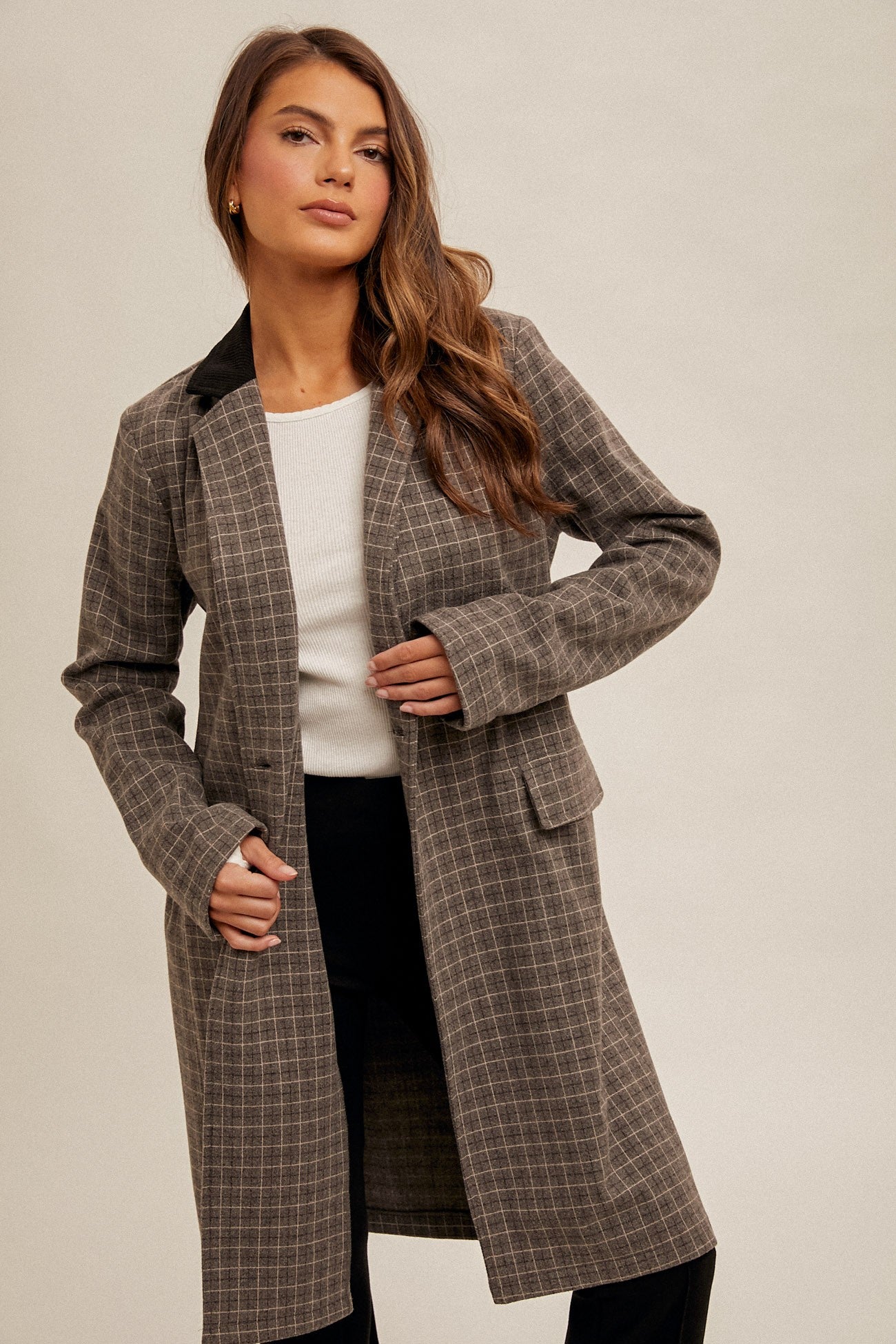 Jessie Plaid Coat