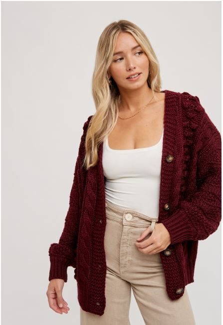 Mully Cable Knit Cardigan