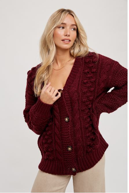 Mully Cable Knit Cardigan