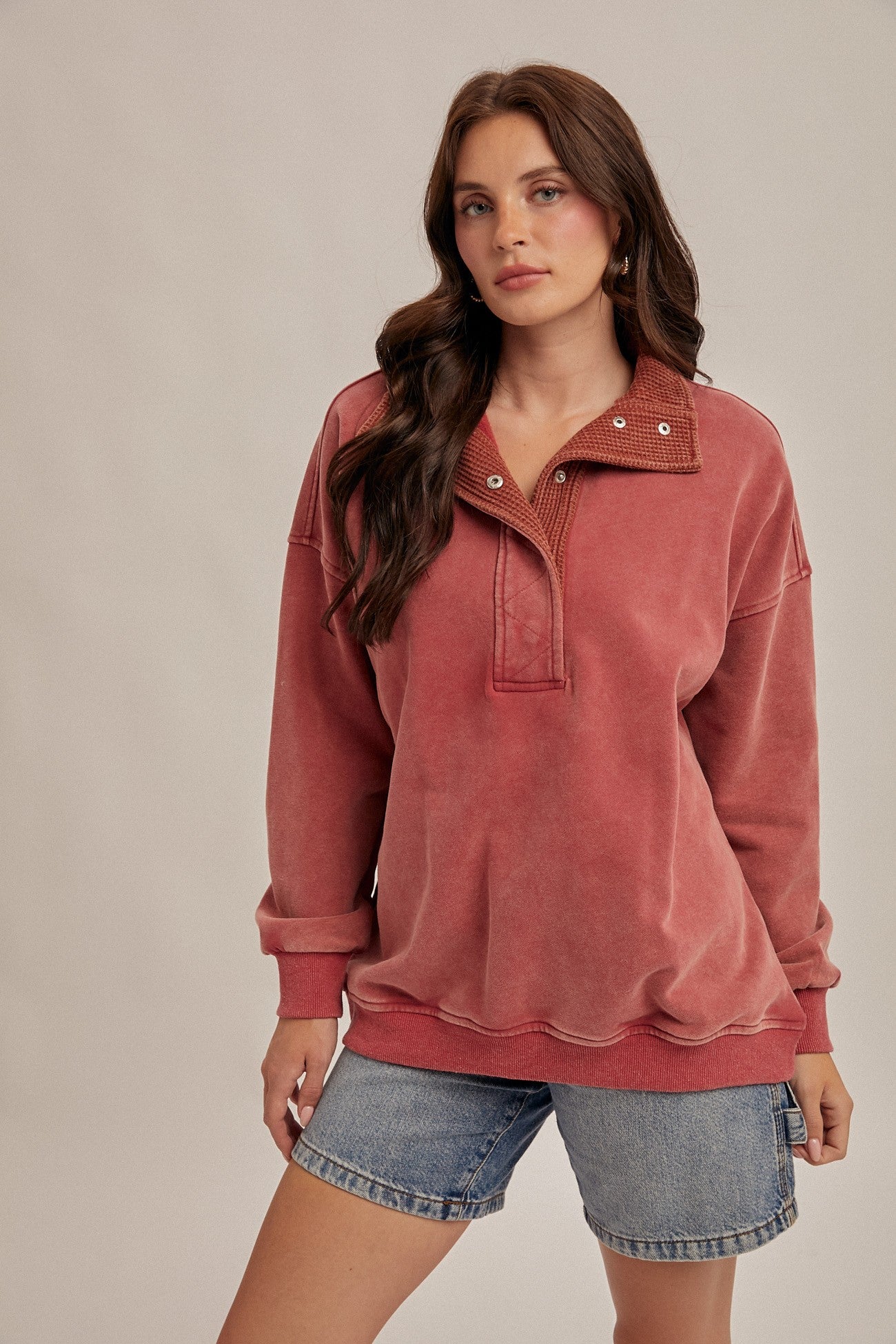 Thermal Contrast Sweatshirt