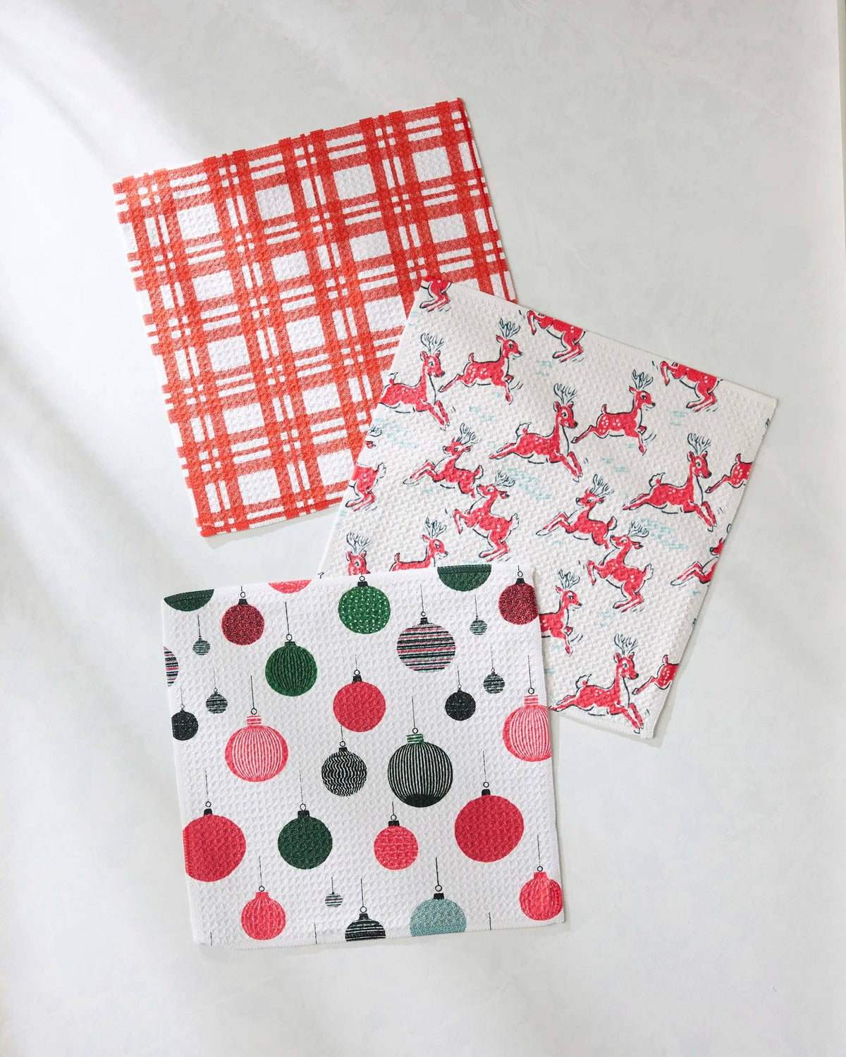 S/3 Xmas Day Dishcloths