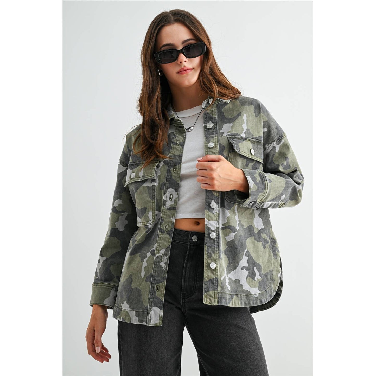 Camo Denim Jacket