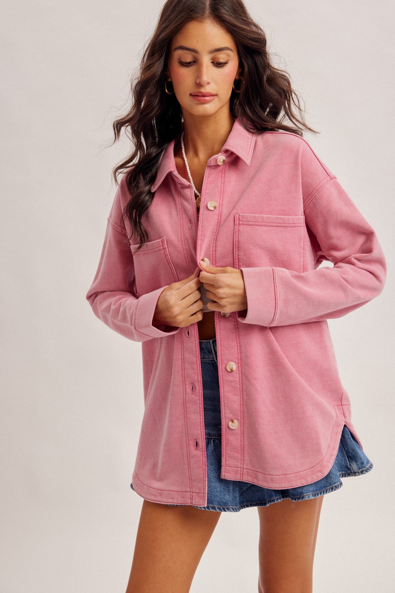Washed Knit Jacket