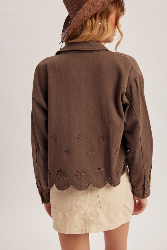 Scallop Hem Jacket