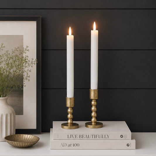 S/2 LED Taper Candles