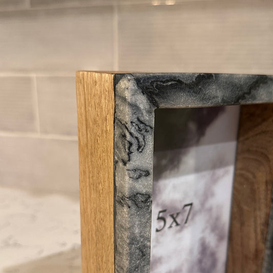 Black Marble Picture Frame