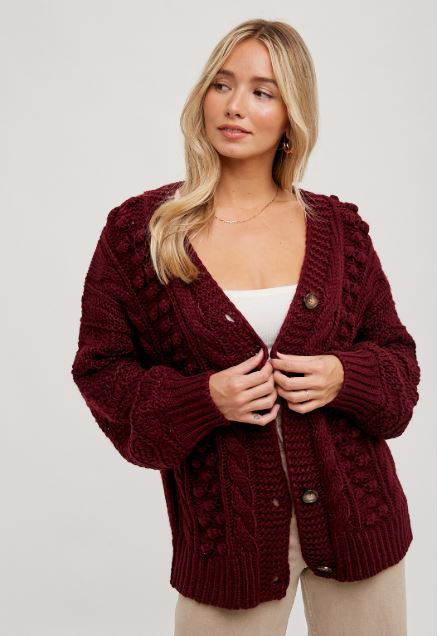 Mully Cable Knit Cardigan