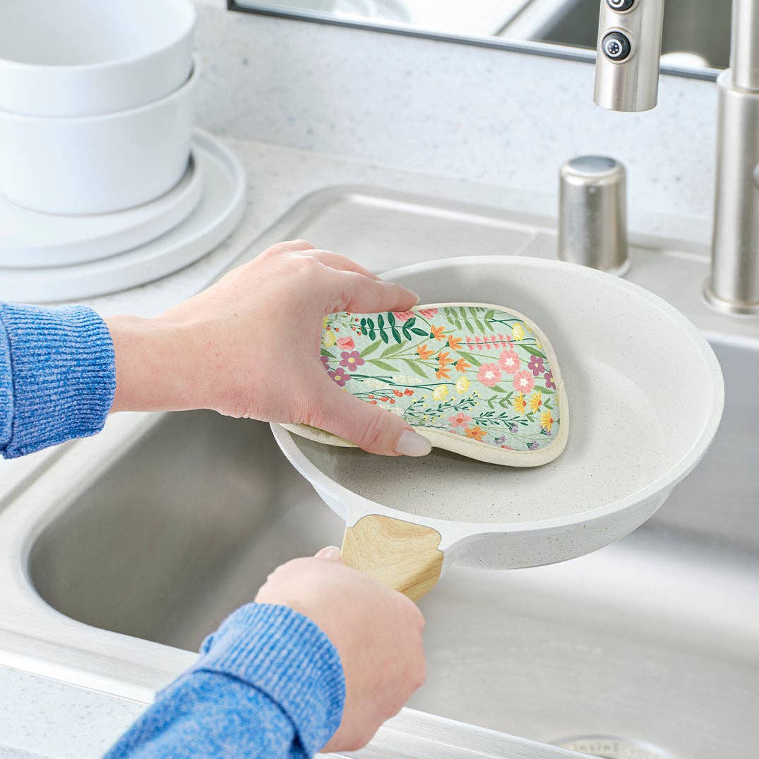 S/4 Wildflowers Scrubbies