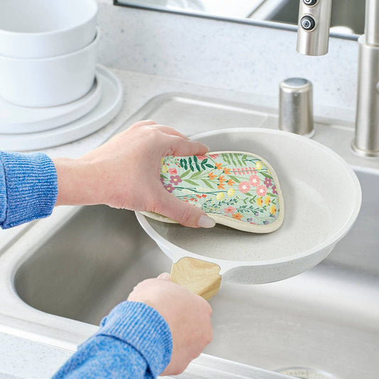 S/4 Wildflowers Scrubbies