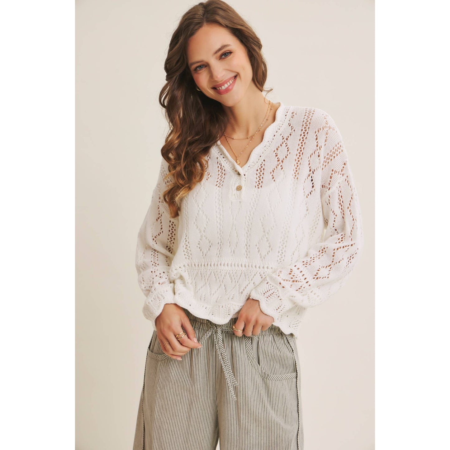 Mandie Crochet Top