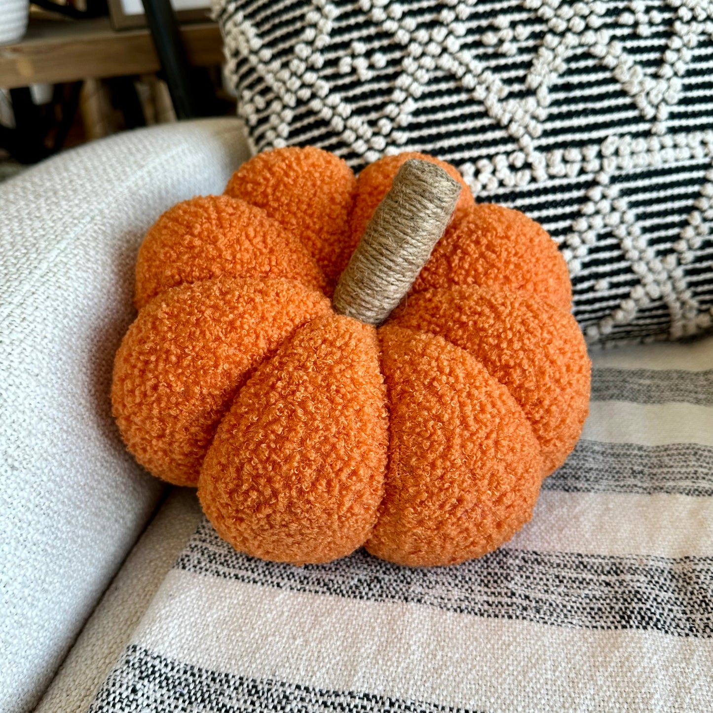 Orange Plush Pumpkin
