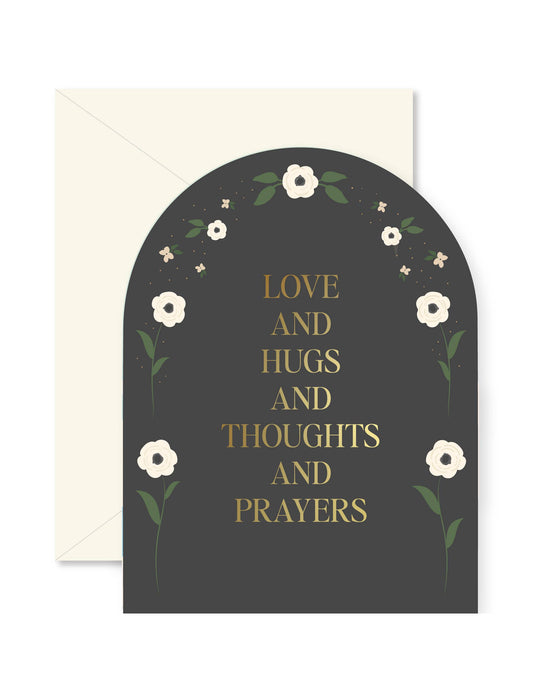 Love and Prayers Sympathy Card