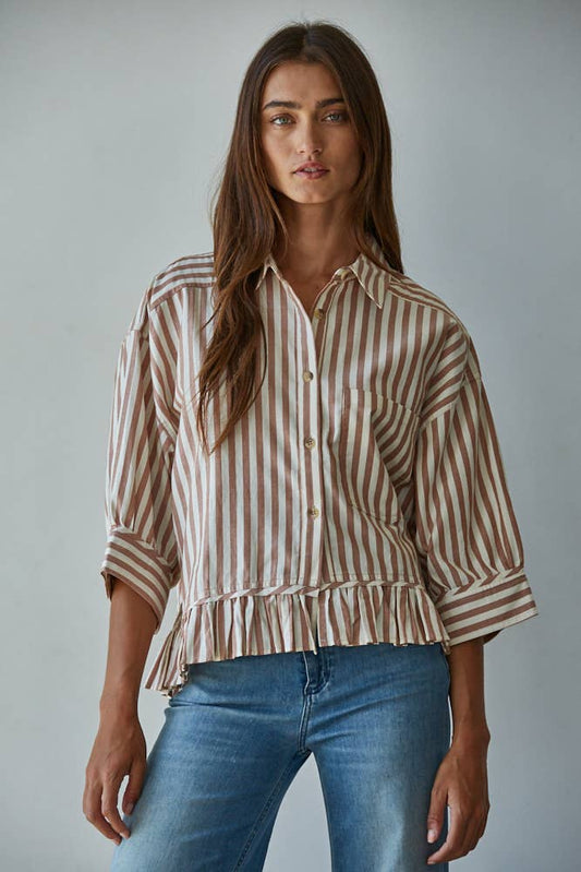 Juniper Stripe Top