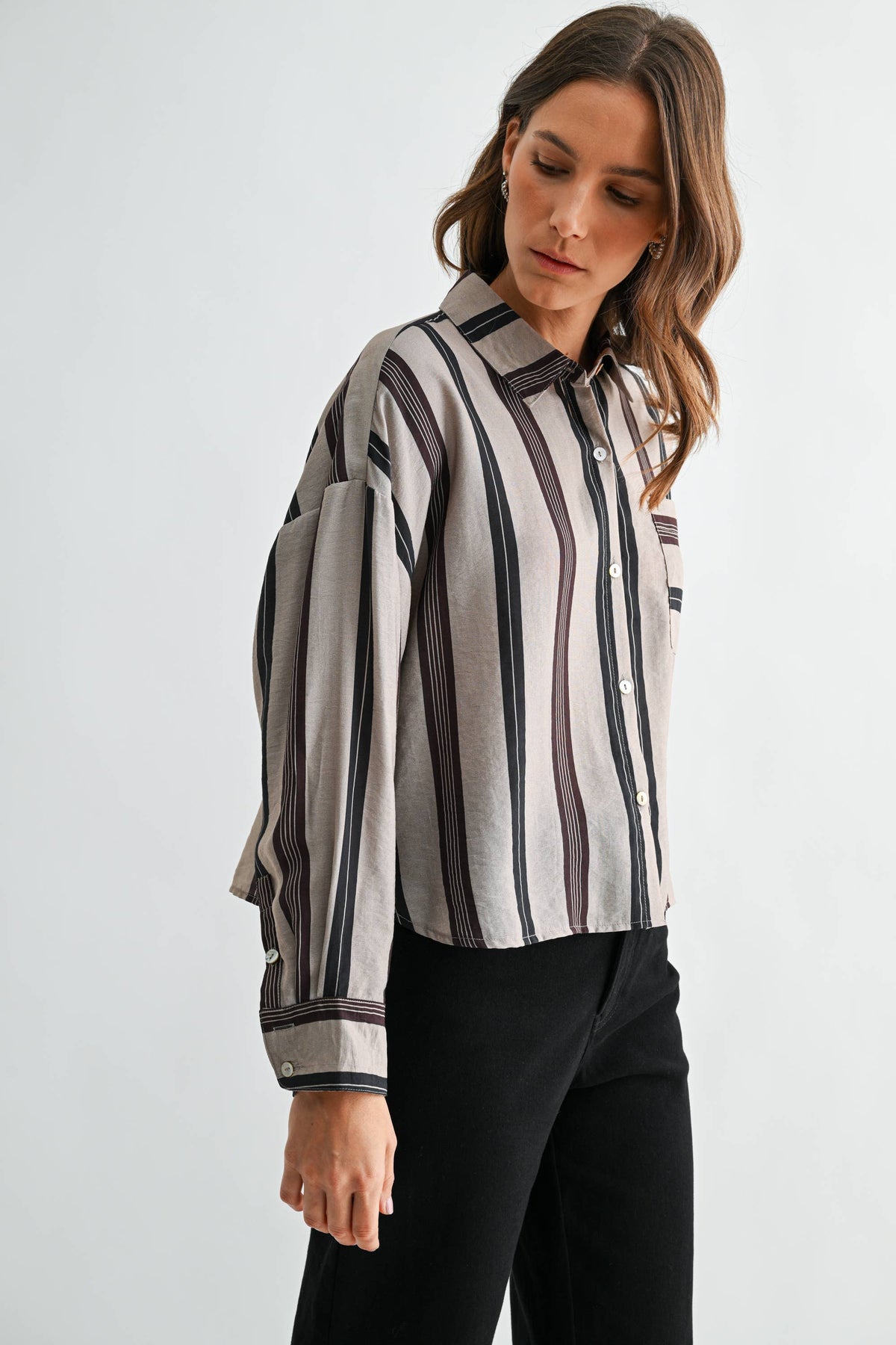 Ember Stripe Button Down