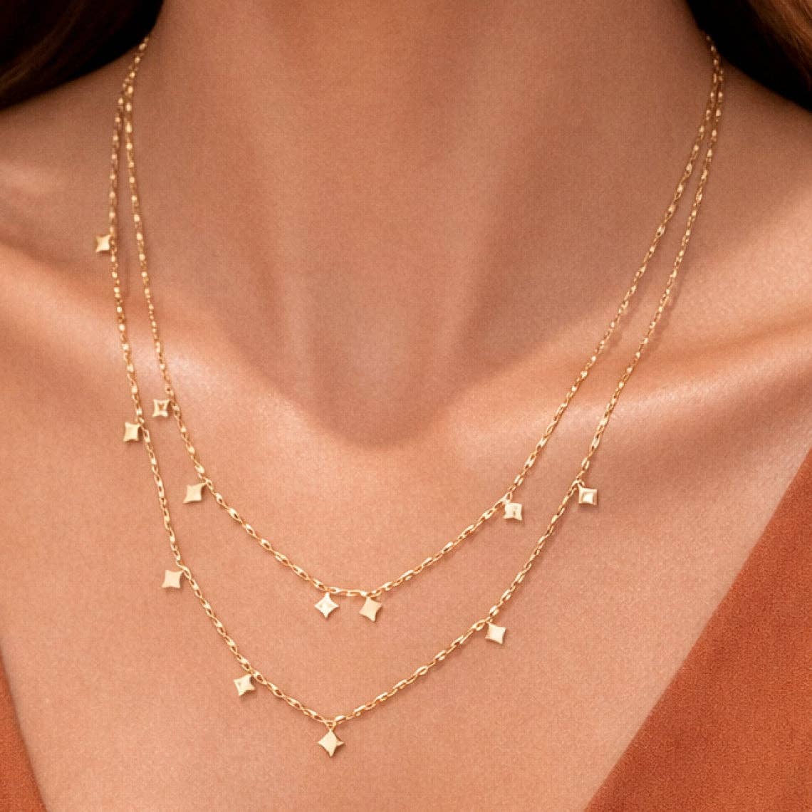 Vista 18K Gold Necklace