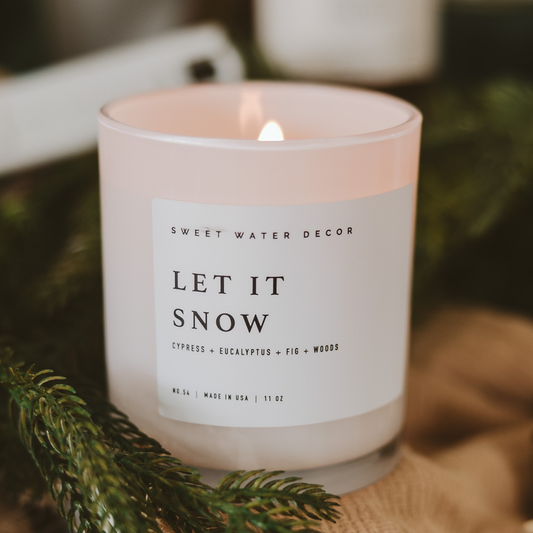 Let It Snow Soy Candle 11 oz