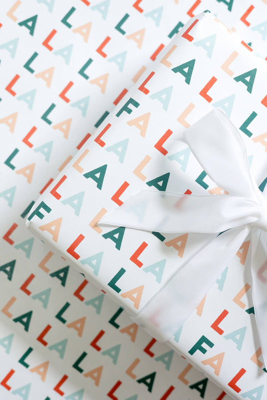 Fa La La Wrapping Paper 2