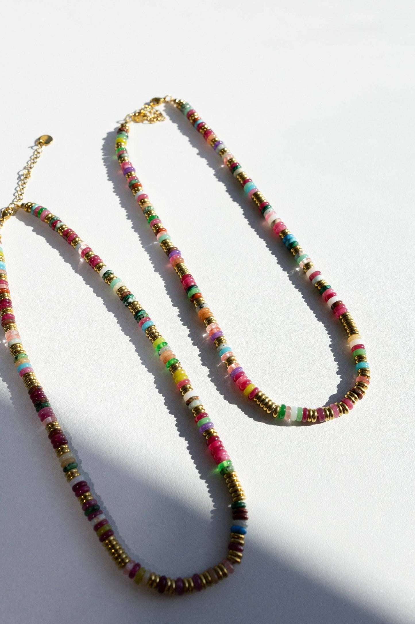 Joan Beaded Stone Necklace