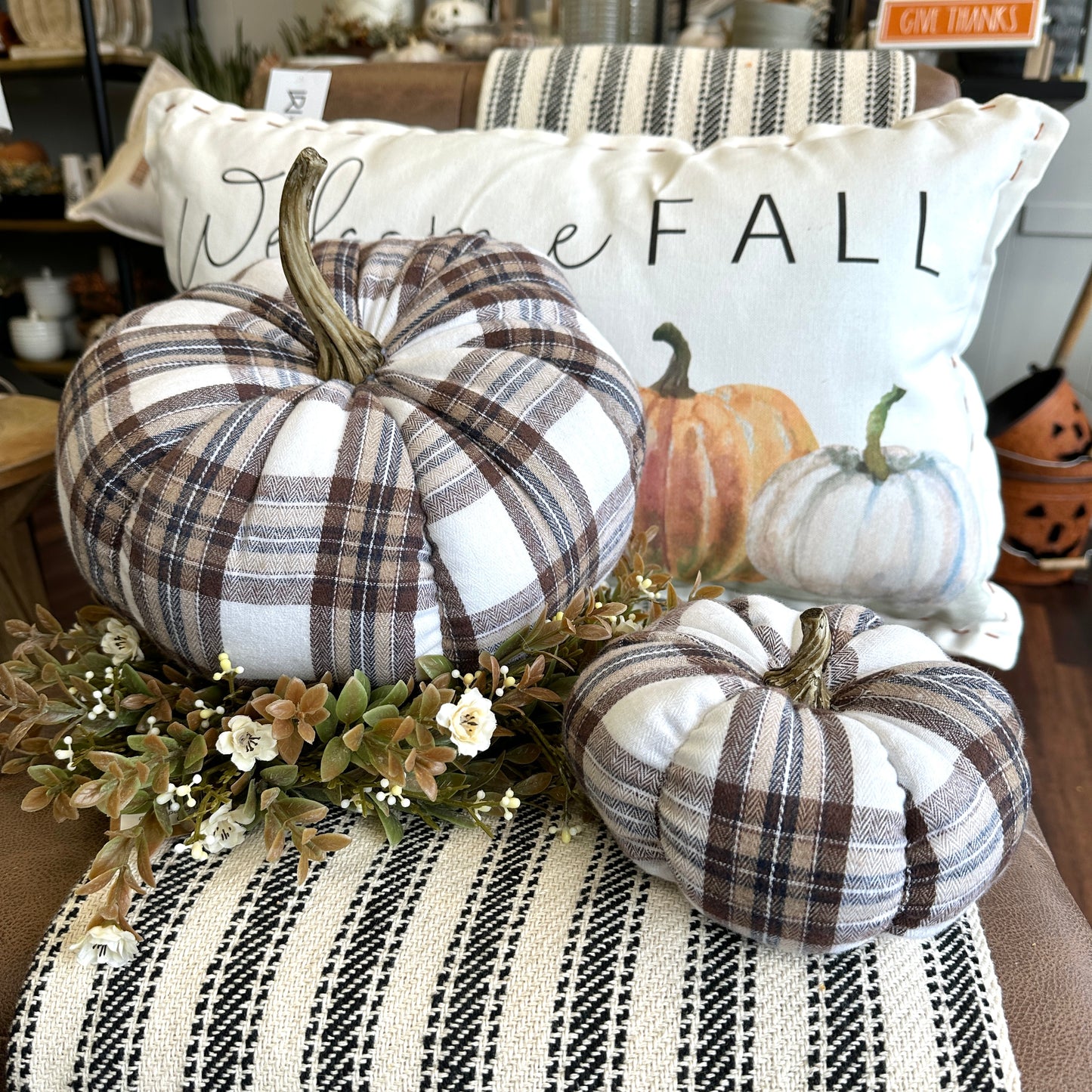 Fall Flannel Pumpkin