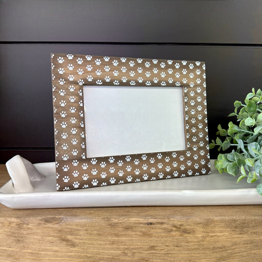 Pawprint Picture Frame