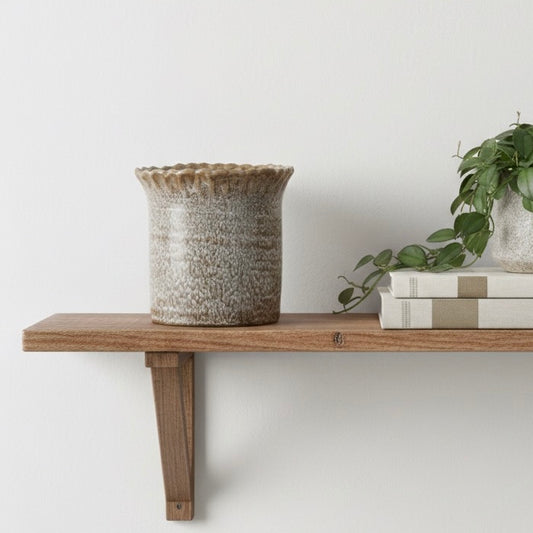 Byron Scalloped Vase