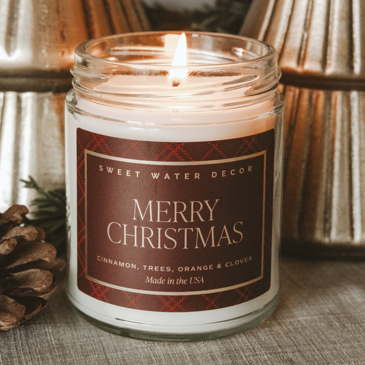 Merry Christmas Soy Candle